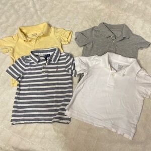Bundle 4 short-sleeved polo tees (2T)
